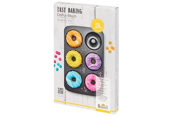 Donutformen RBV Birkmann Easy Baking Donut-Blech 6-fach 6