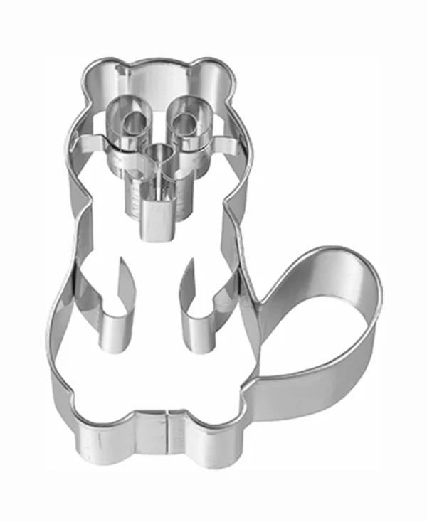 Keksausstecher RBV Birkmann Ausstecher Biber Mit Innenprägung 7,0cm Edelstahl 1